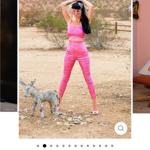 Rockin Bettie Pink Lurex set!
